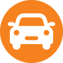 Safe driving icon